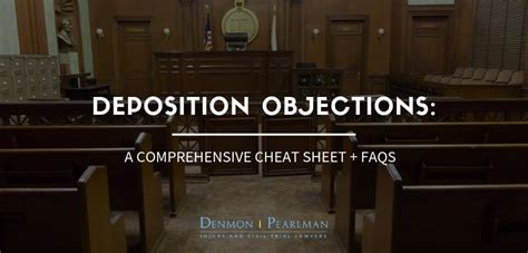 Deposition Objections Florida